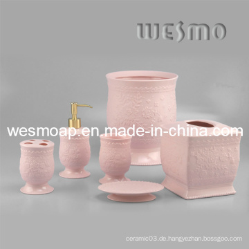 Pink Clay Porzellan Bad Set (WBC0410A)